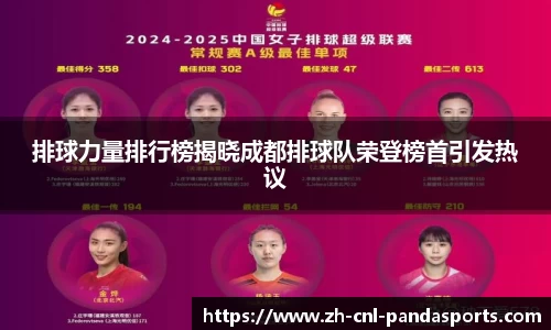 排球力量排行榜揭晓成都排球队荣登榜首引发热议